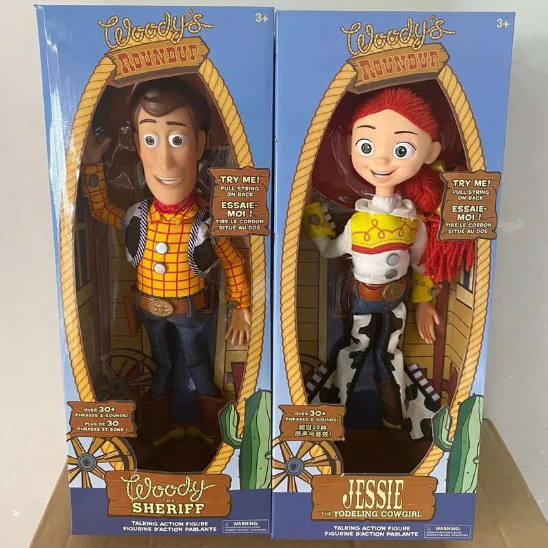 Woody Jessie Talking Figure Sing Soft Toy Anime Decoration Birthday Model Gift