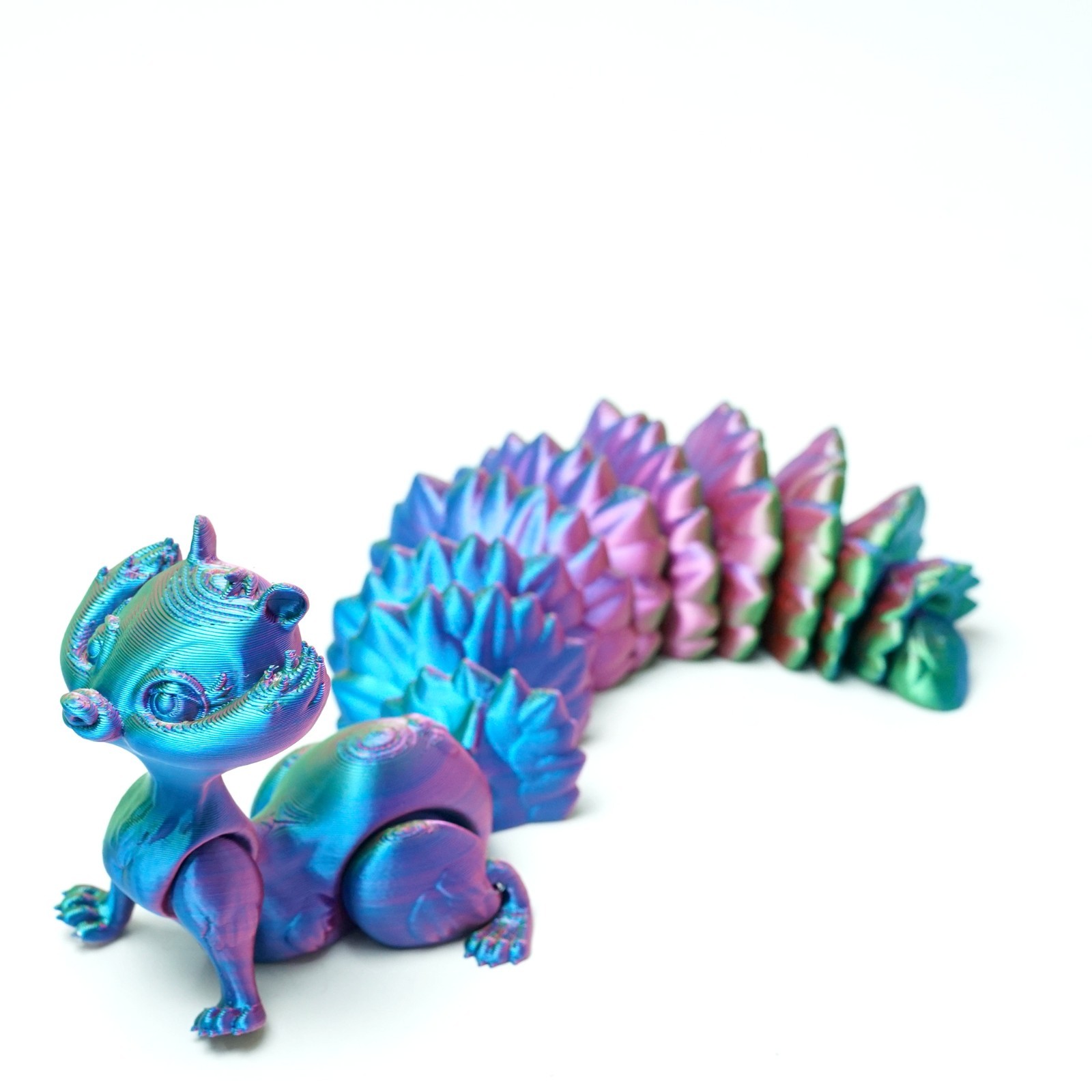 3D Printed Squirrel Model,Articulated Animals figure,Fidget Toys Home Decor