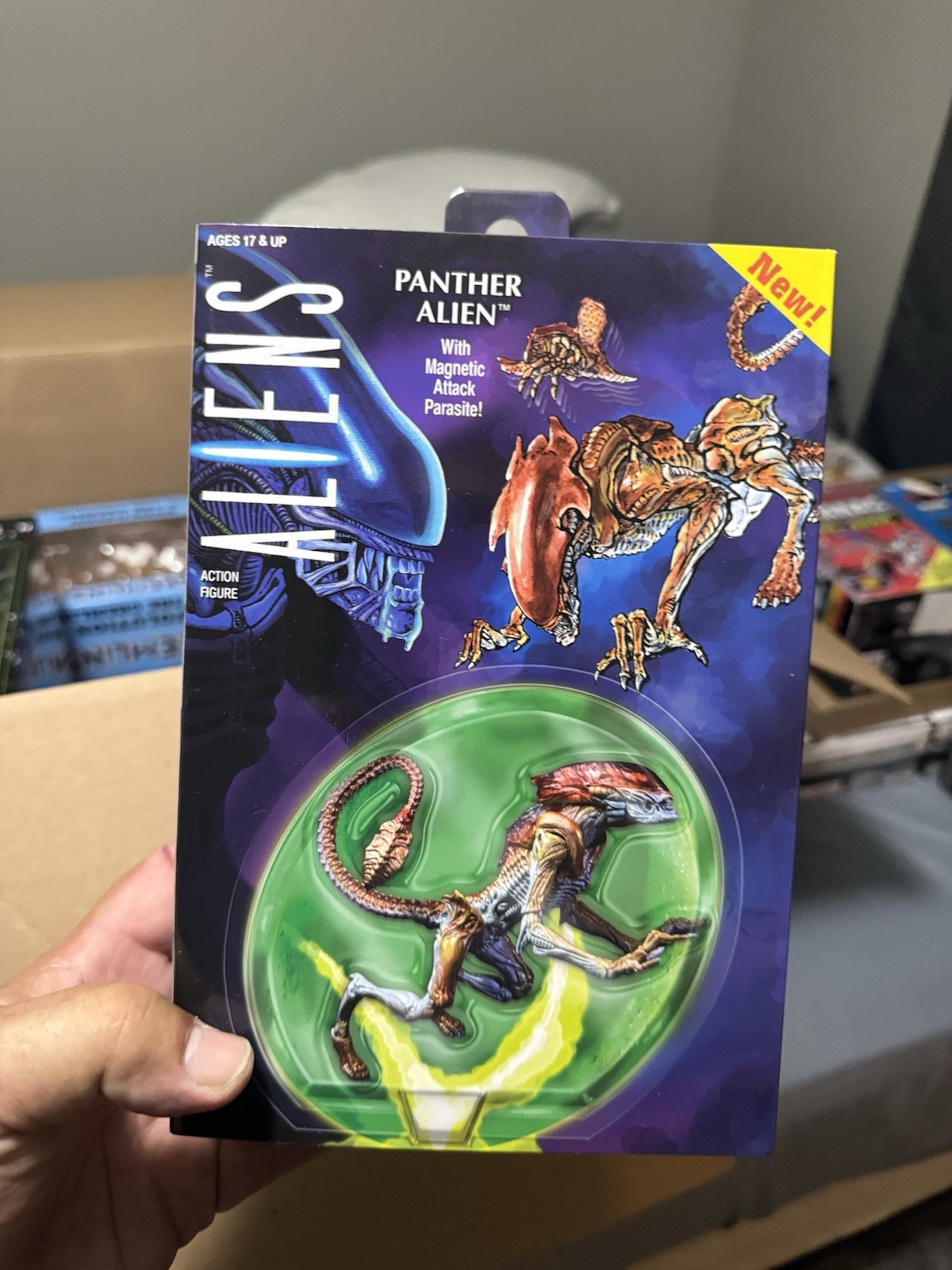 ULTIMATE PANTHER ALIEN Aliens Kenner Tribute 7&Prime; Scale Action Figure Neca 2022