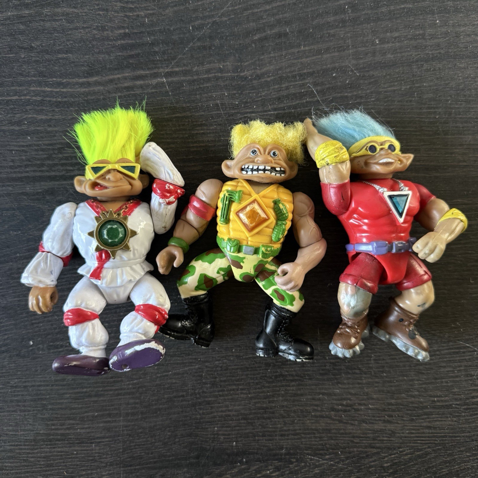 1992 Troll Stone Protectors Action Figure Ace Novelty Lot