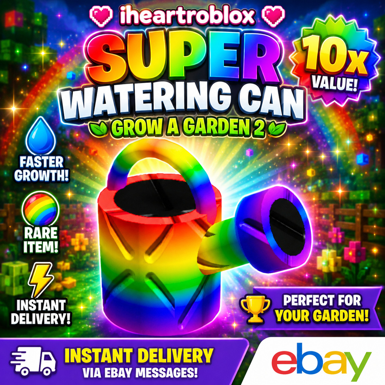 Super Watering Can 10x – Grow A Garden 2