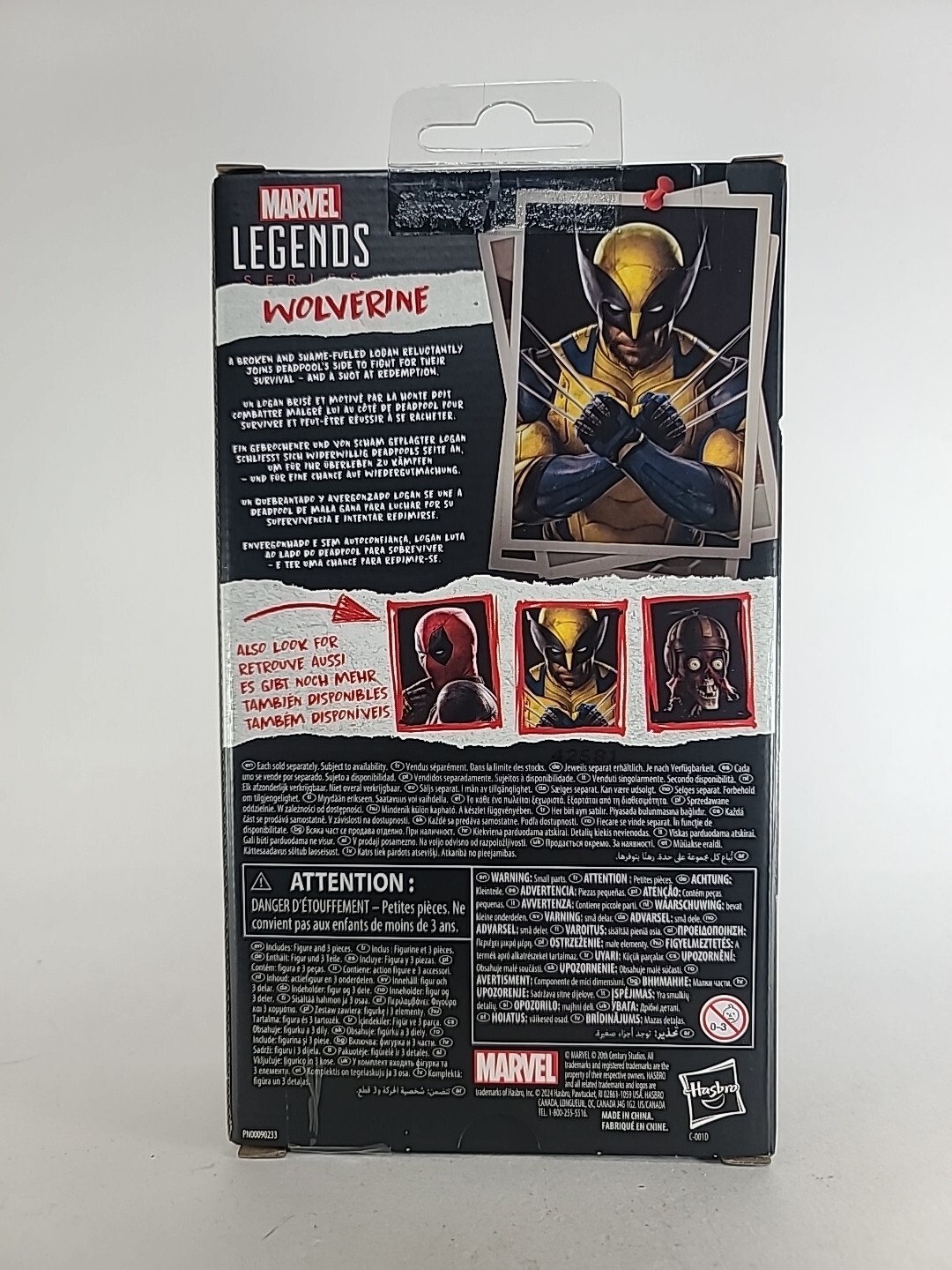 Hasbro Marvel Legends 6&Prime; Deadpool & Wolverine Movie Wolverine Wave 2