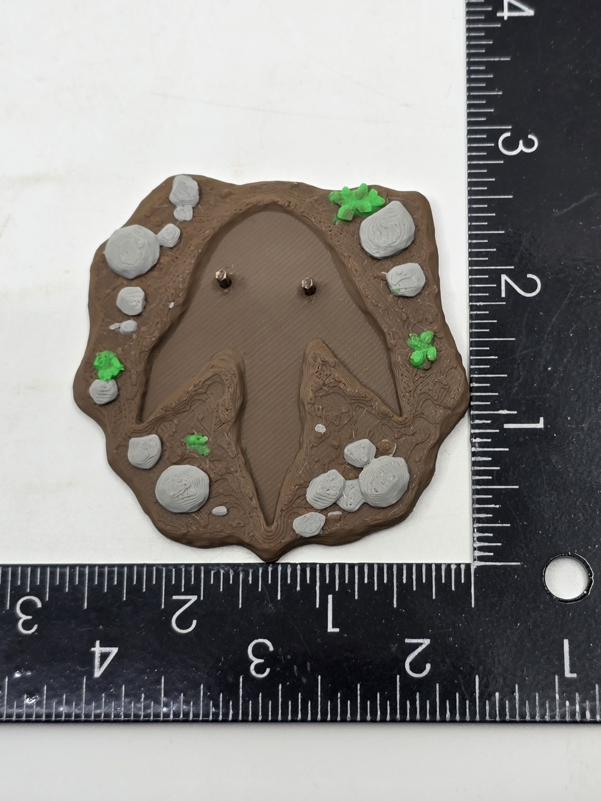 Custom Action Figure Stand Dinosaur Footprint for 3.75&Prime; Figures Jurassic World