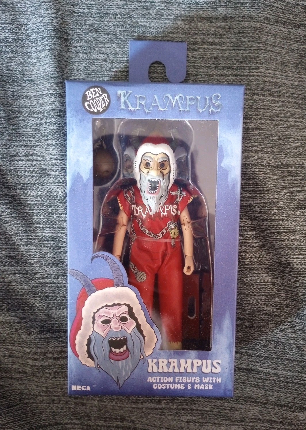 NECA Ben Cooper Krampus 6&Prime; Clothed Figure w/ Halloween Costume & Mask Horror NIB