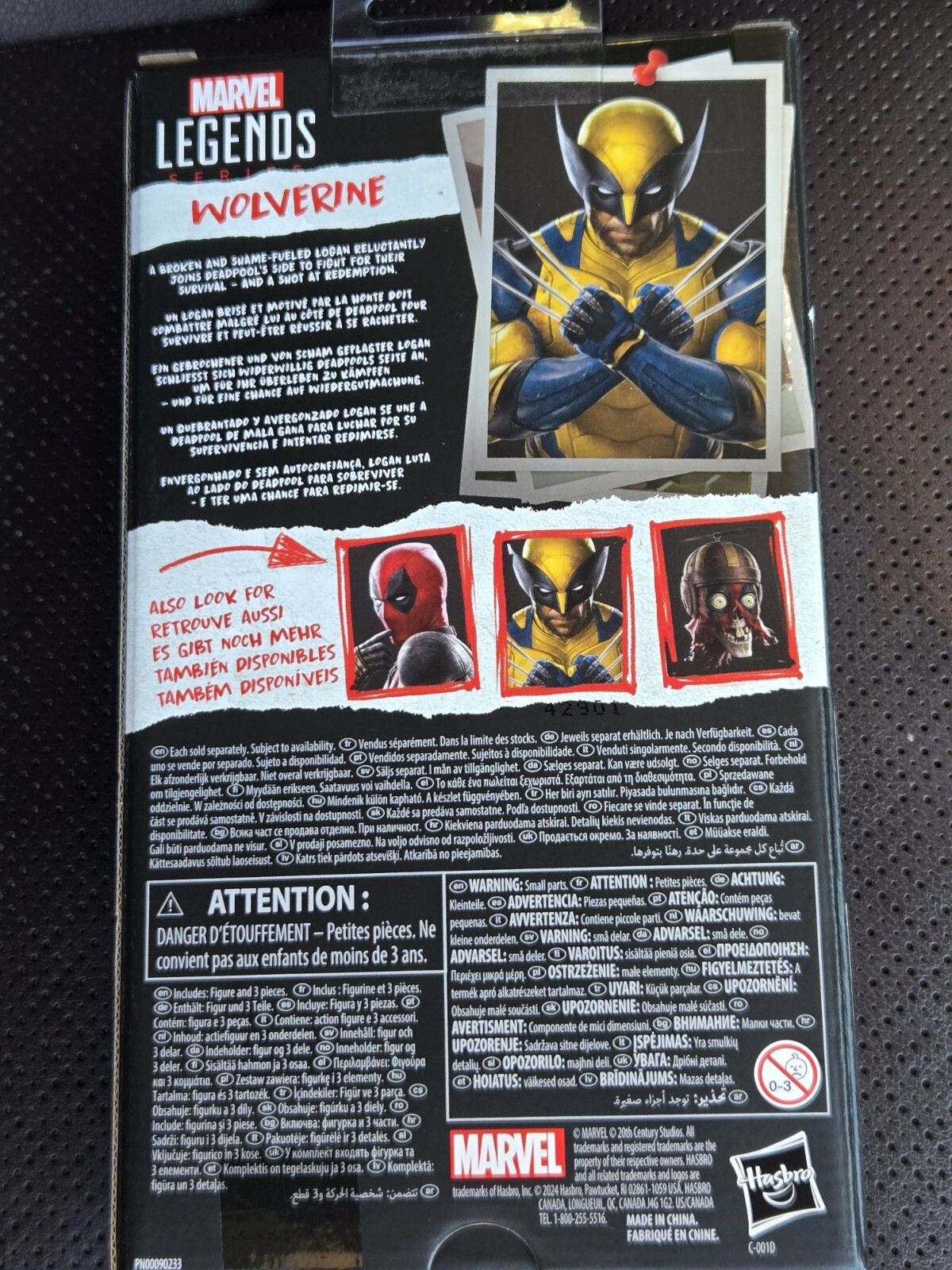 Marvel Legends Series Deadpool & Wolverine 6 Inch Wolverine Action Figure 2024