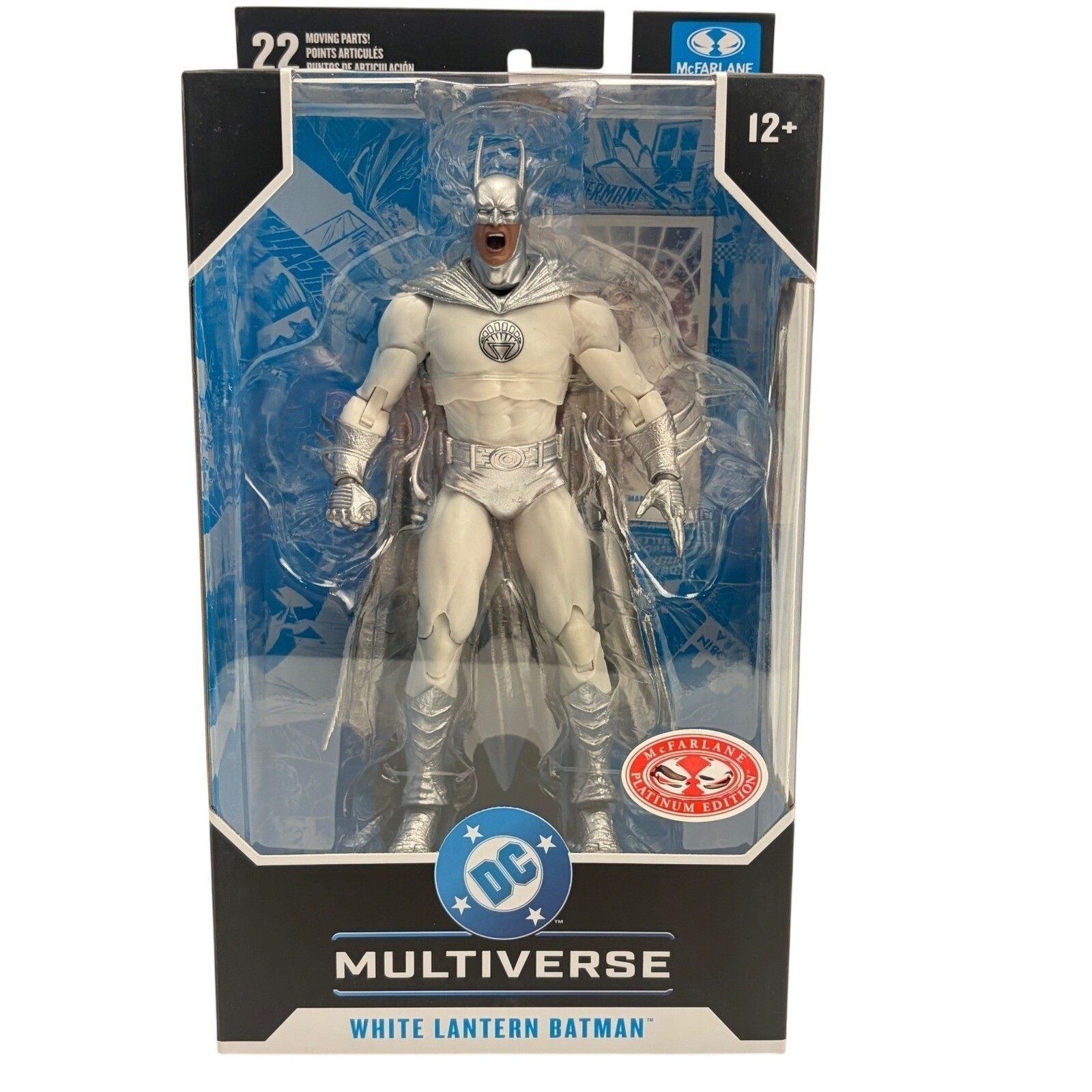 McFarlane DC Multiverse White Lantern Batman Figure Brightest Day In Hand!