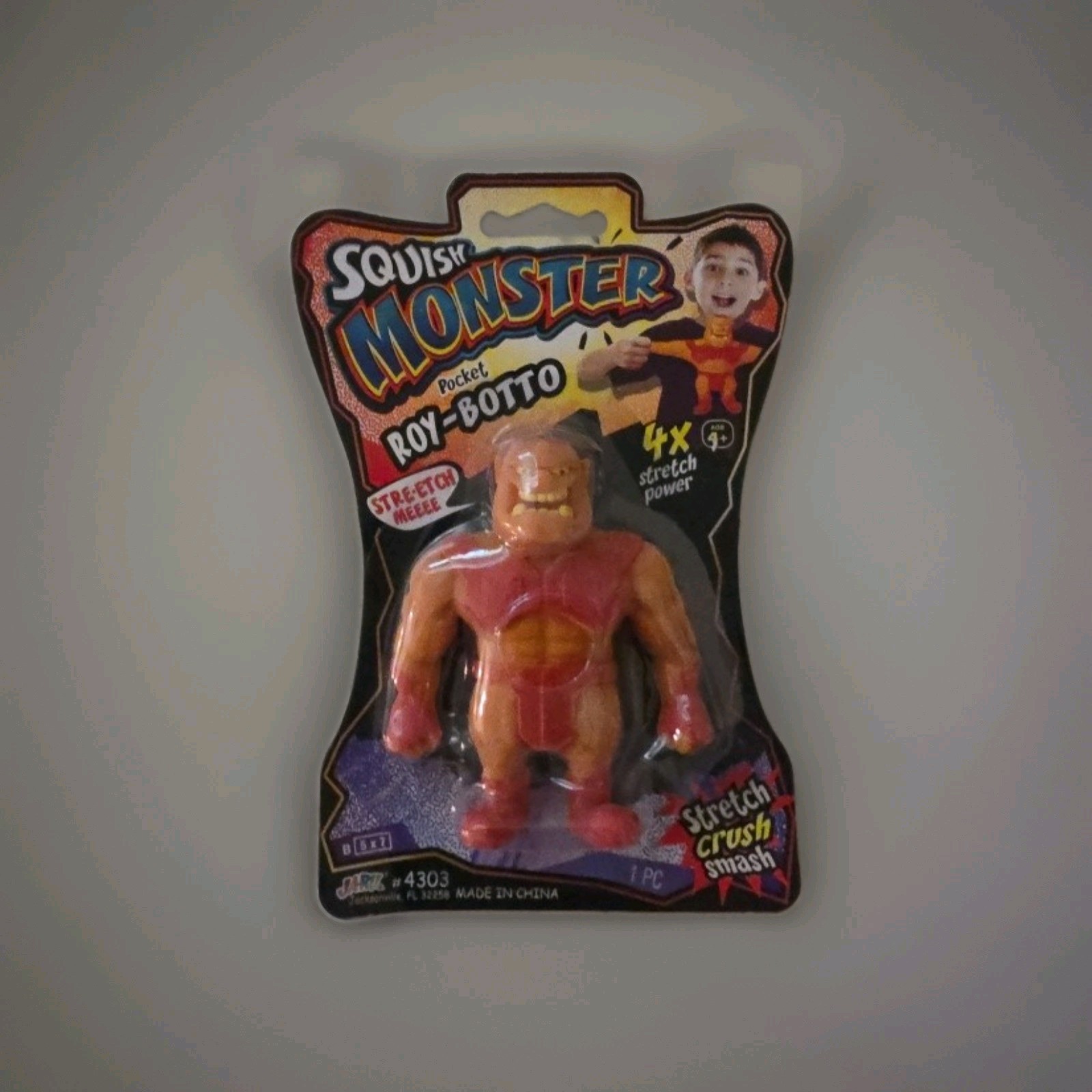 Squish Monster Pocket Roy-Botto Stretch Melee Action Figure 4+ 4X Stretch Power