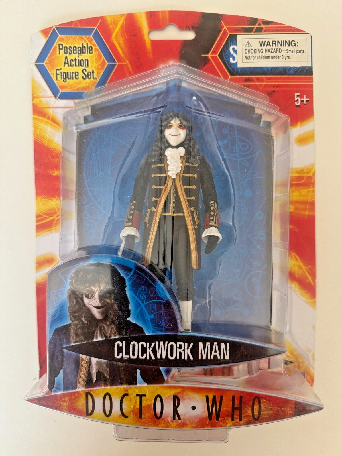 Doctor Who Series 2 Black Coat Clockwork Man Action Figure Opened