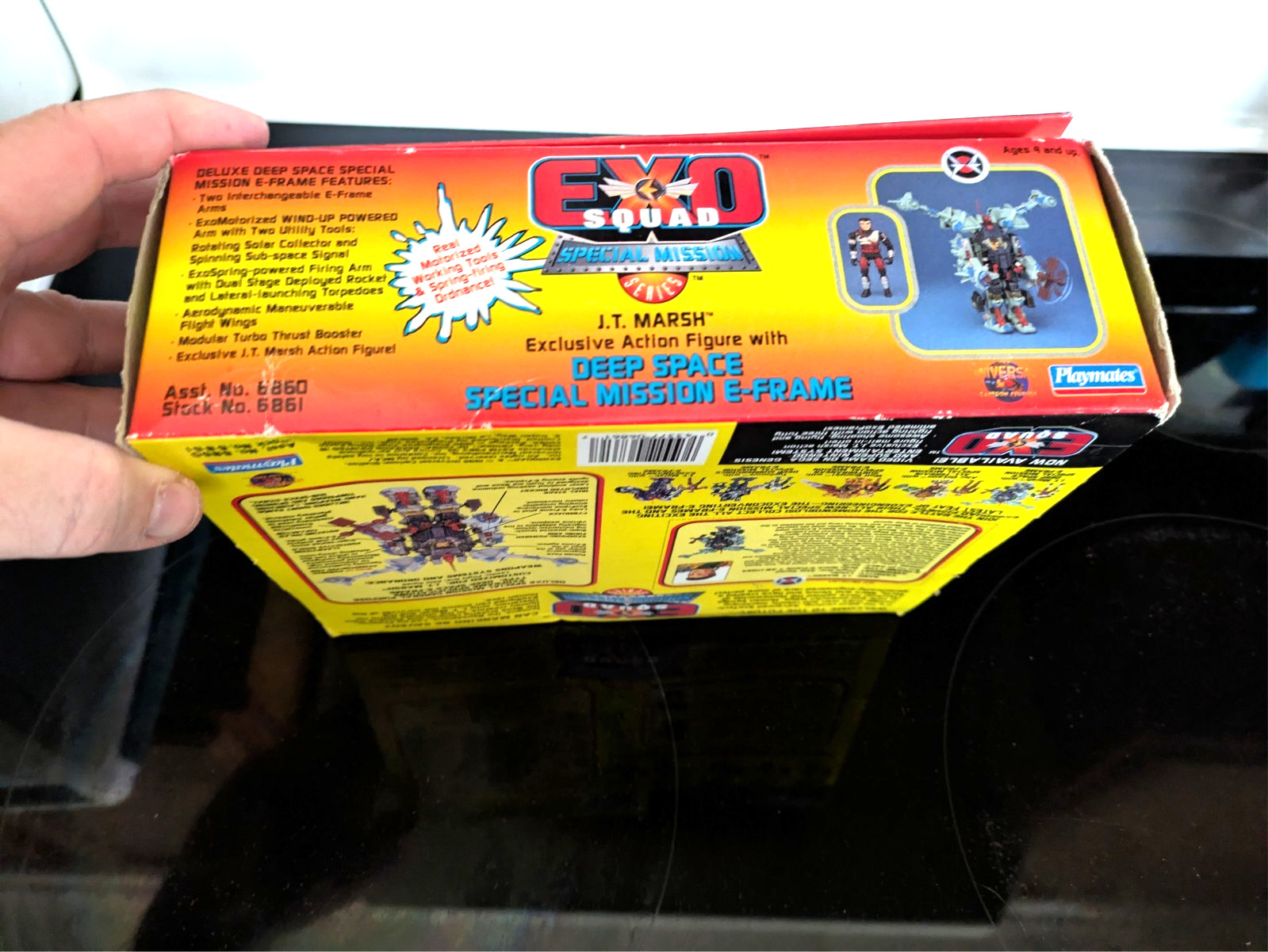 Exosquad JT Marsh Deep Space E-Frame Action Figure Box 1995 NEW OPEN BOX