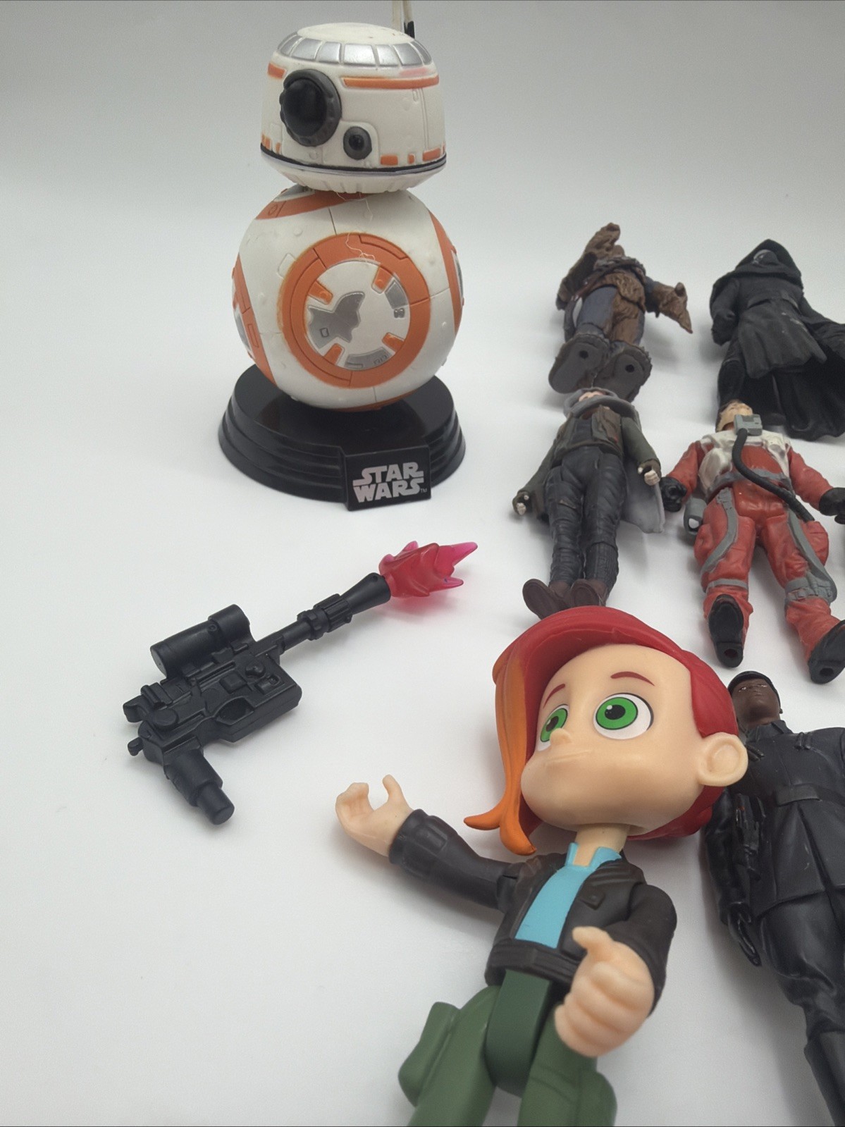 Star Wars BB-8 Bobble Head Action Figure Mixed Lot Accessories