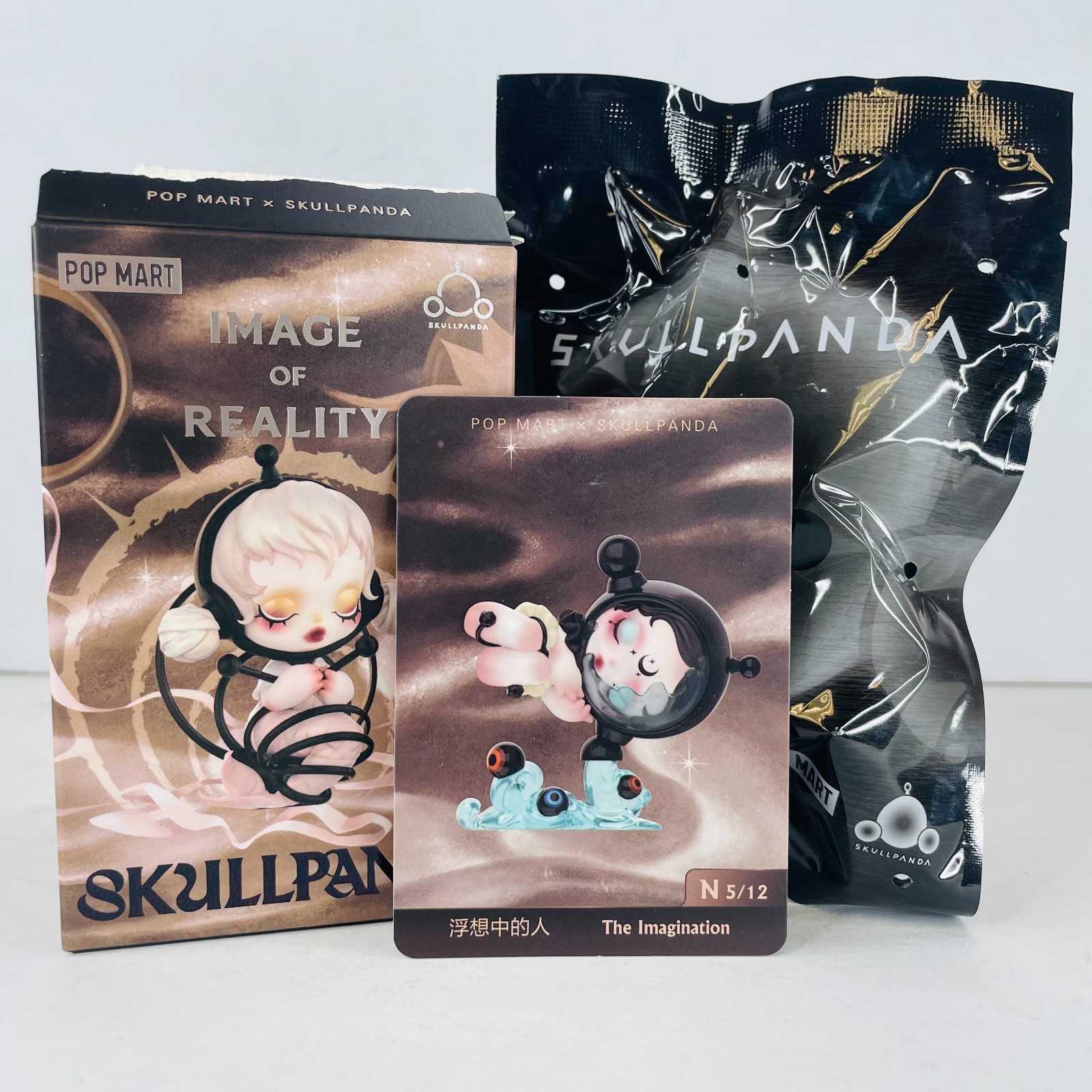 POP MART x Skullpanda Image of Reality Series Figure Dolls – The Imagination