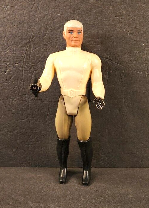 1978 MATTEL BATTLESTAR GALACTICA COLONIAL WARRIOR 12&Prime; FIGURE LIGHT UP GUN WORKS