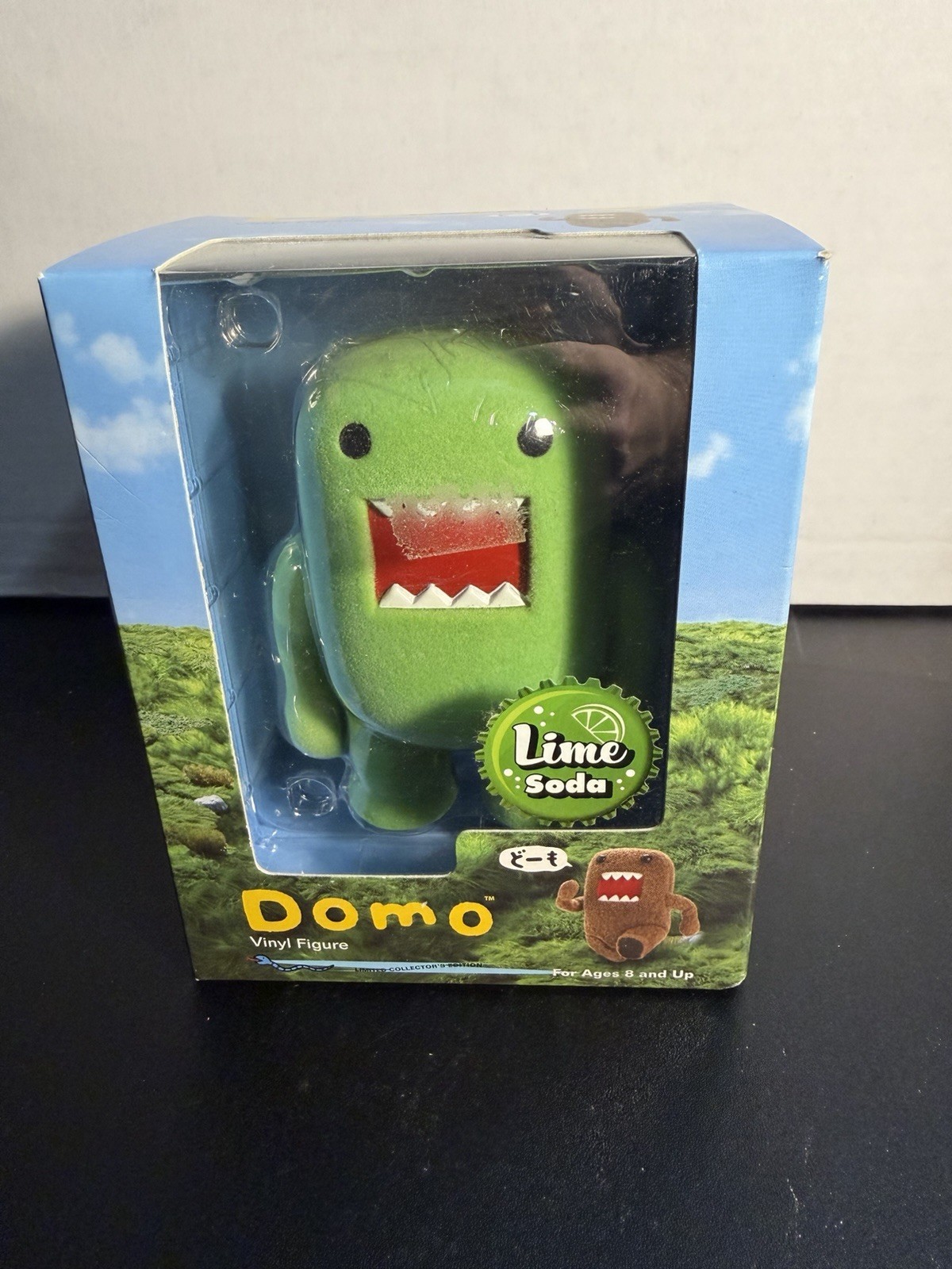 DOMO Animation Lime Soda Flocked 4-Inch Vinyl Figure Dark Horse Comics        