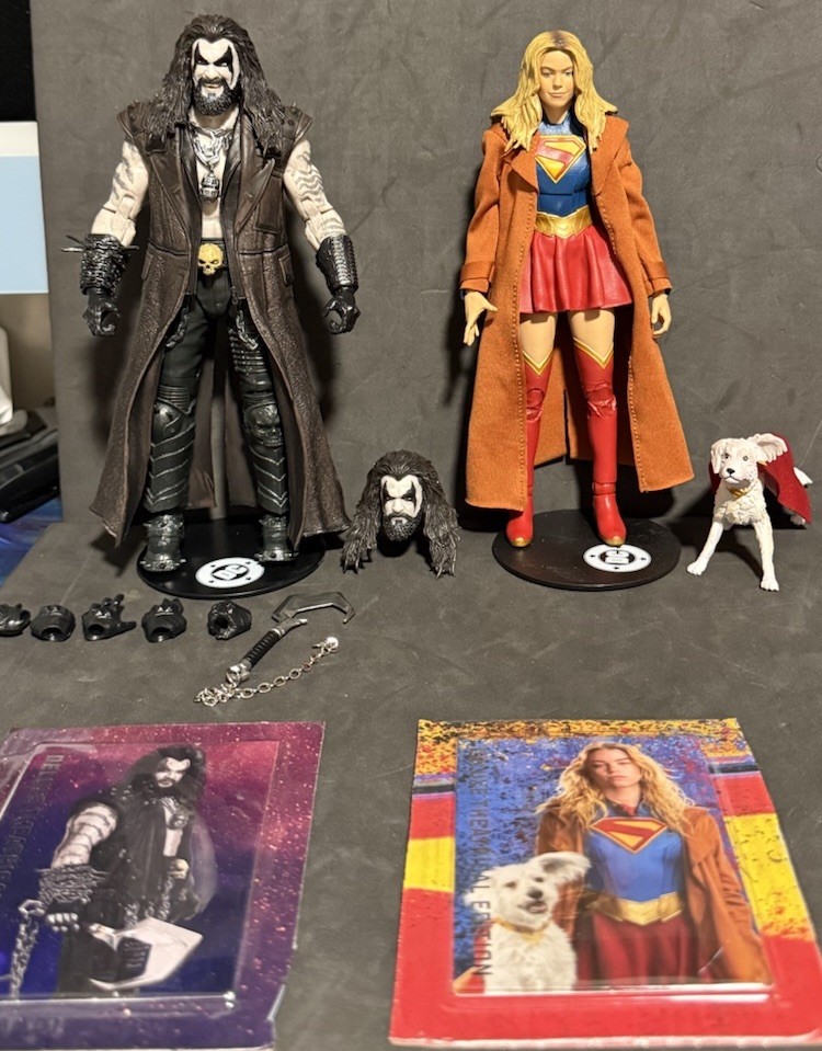 2026 McFarlane Toys DC Multiverse Lobo & Supergirl Deluxe Theatrical Figures