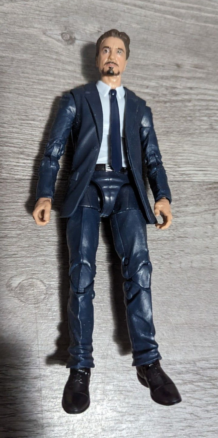 Marvel Legends 6&Prime; Tony Stark Dark Blue Suit Figure Iron Man Avengers 1:12 Body