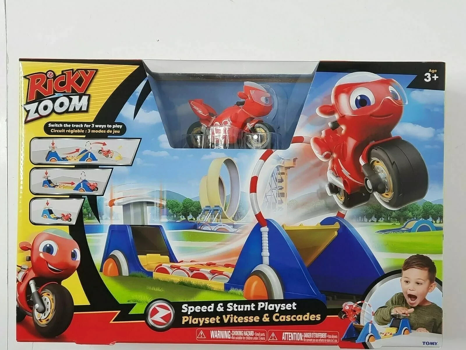 Ricky Zoom Speed & Stunt Playset Age 3 and Up Unisex Kids Play Toy in Box New