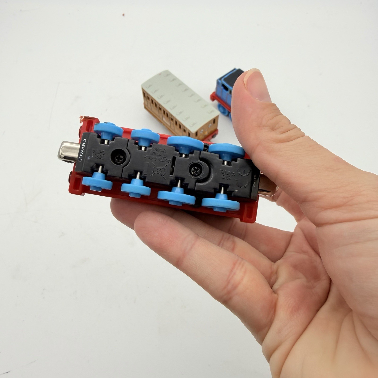Thomas Train Diecast Lot Talking Thomas Clarabel 2009 Needs Batteries Magnetic