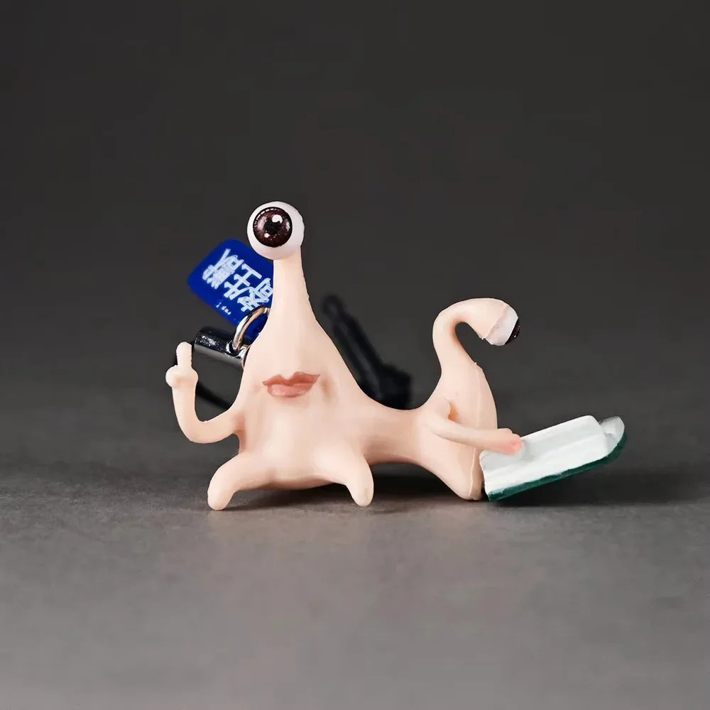 5Pcs Weird Creature PVC Figurines Blind Box Collectible Toy For Home Decoration