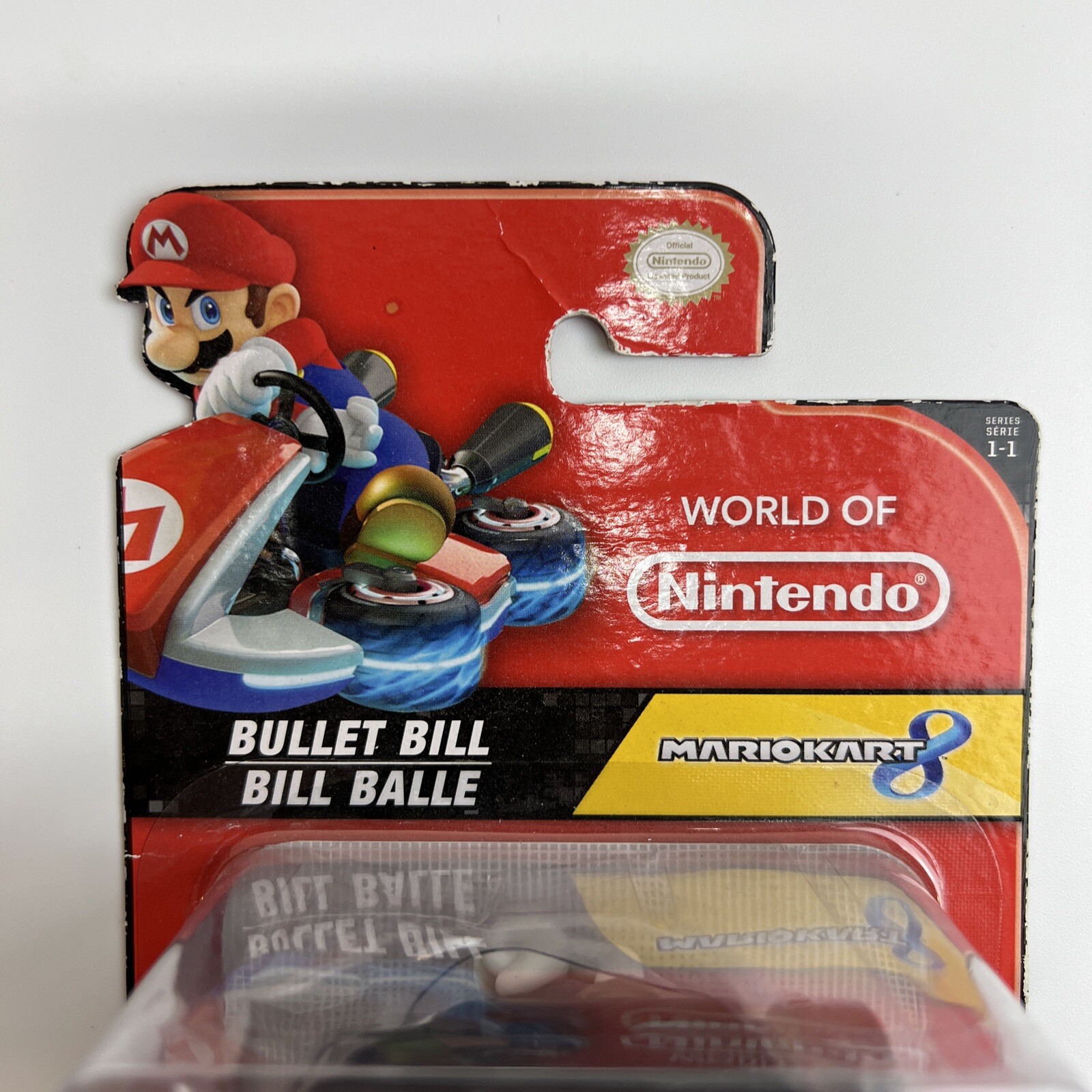 World of Nintendo Mariokart Bullet Bill 2.5” Figure Series 1-1 Jakks Pacific New
