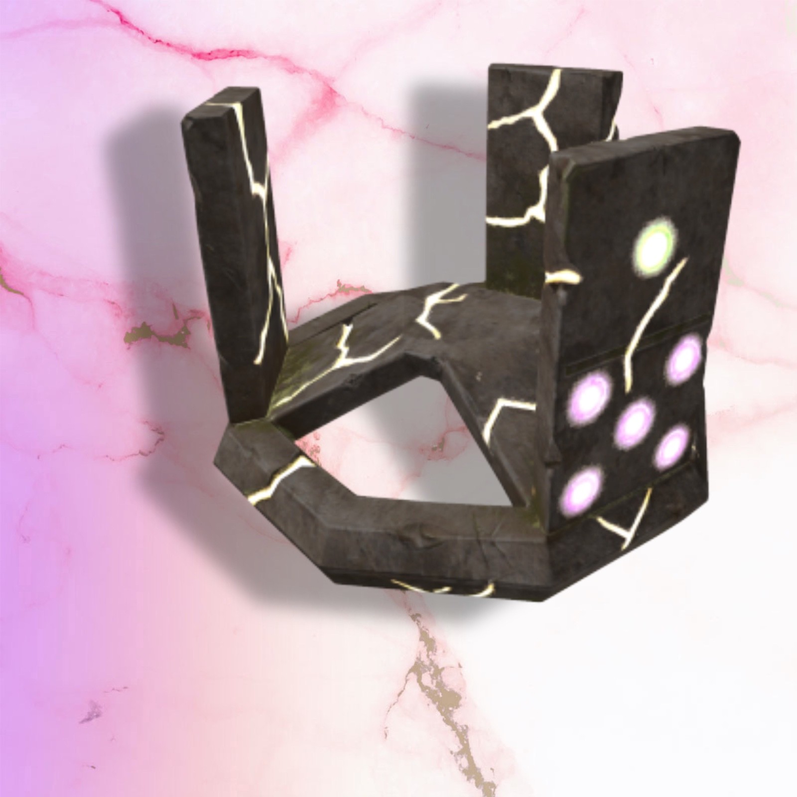 Roblox | Fractured Domino Crown Hat + RBX Glowing Lights Effects – RARE Toy Code