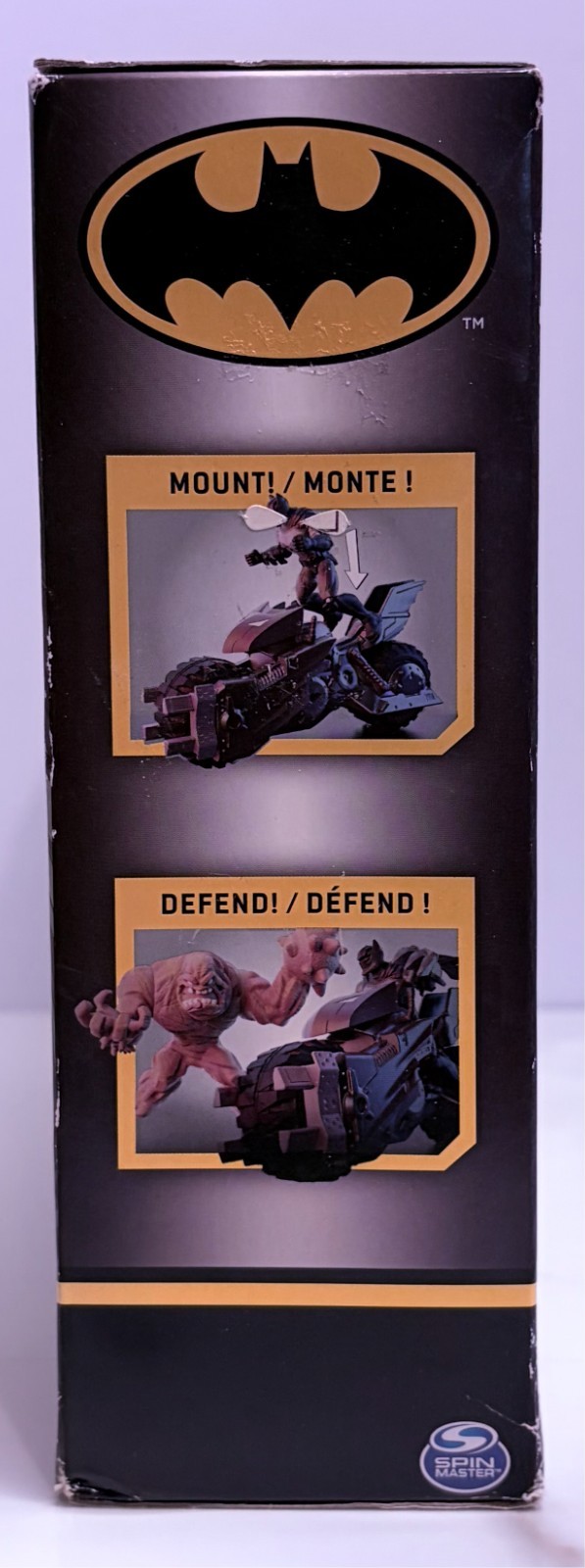 Spin Master 1st Edition DC COmics Batman vs Clayface with Batcycle Figure Set NI