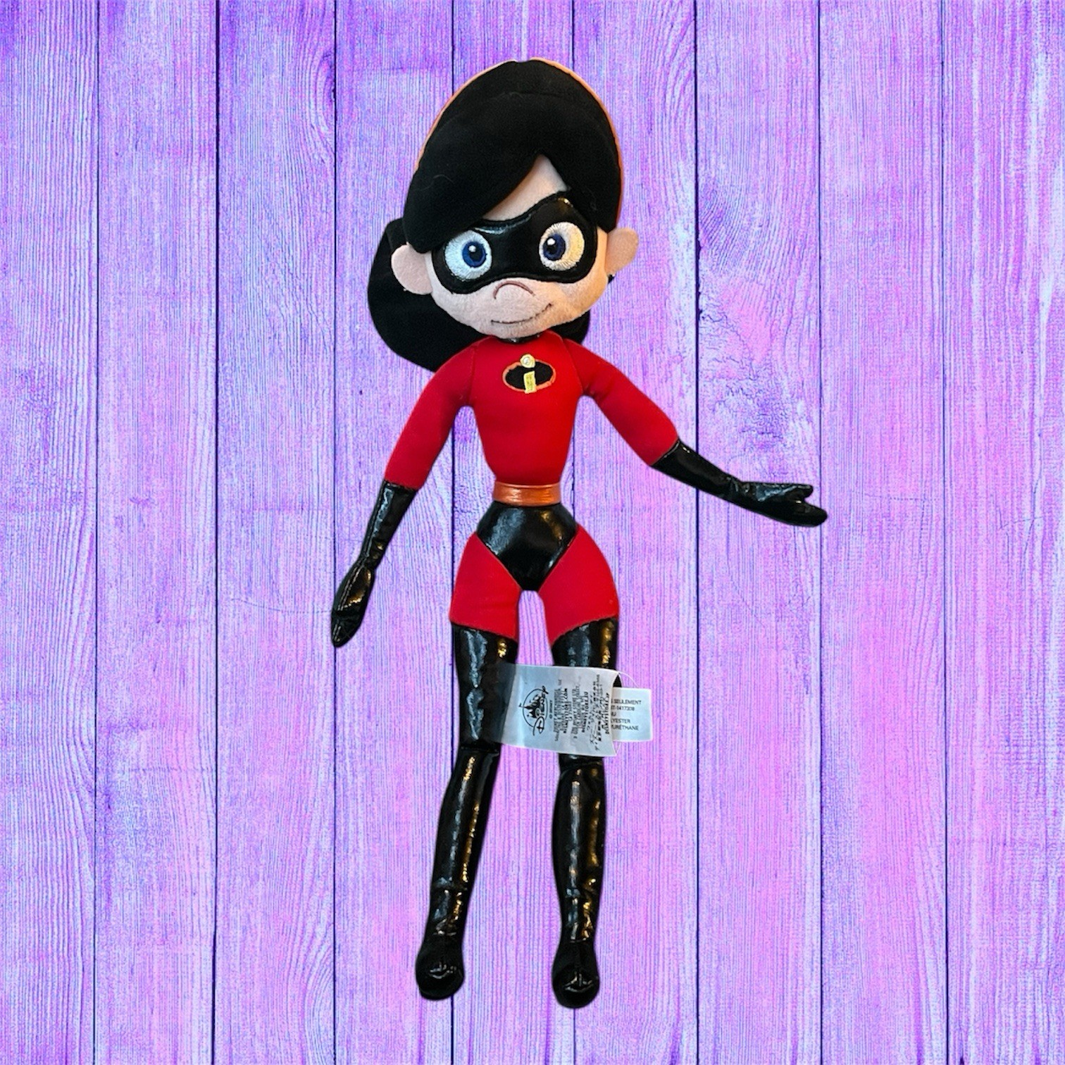 Disney Store The Incredibles 2 Violet INVISIGIRL 14&Prime; Plush Doll Stuffy
