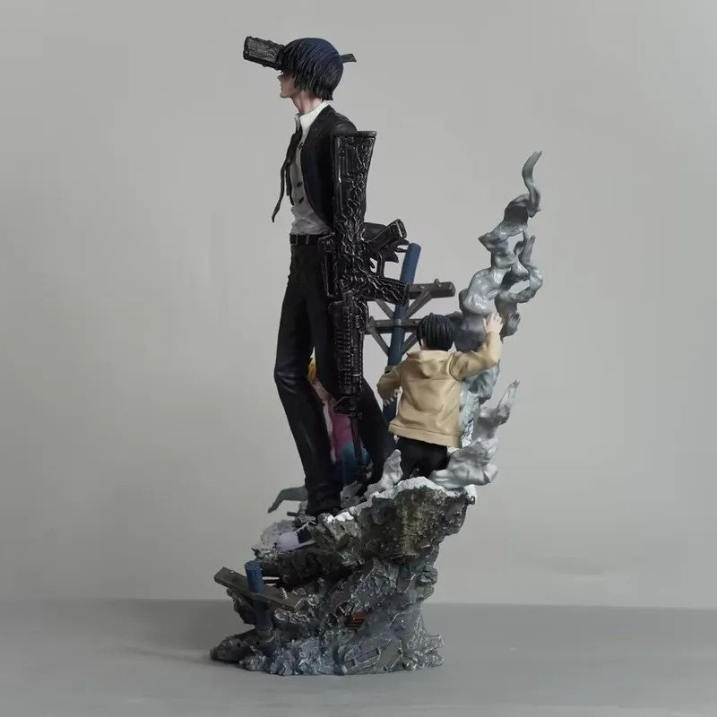 Chainsaw Man Gun Devil GK Resin Statue Anime Figure Collectible Model Toy