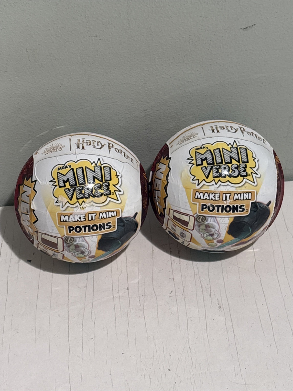 LOT OF 2 BRAND NEW & SEALED MGA’s MINI VERSE MAKE IT MINIS POTION -HARRY POTTER