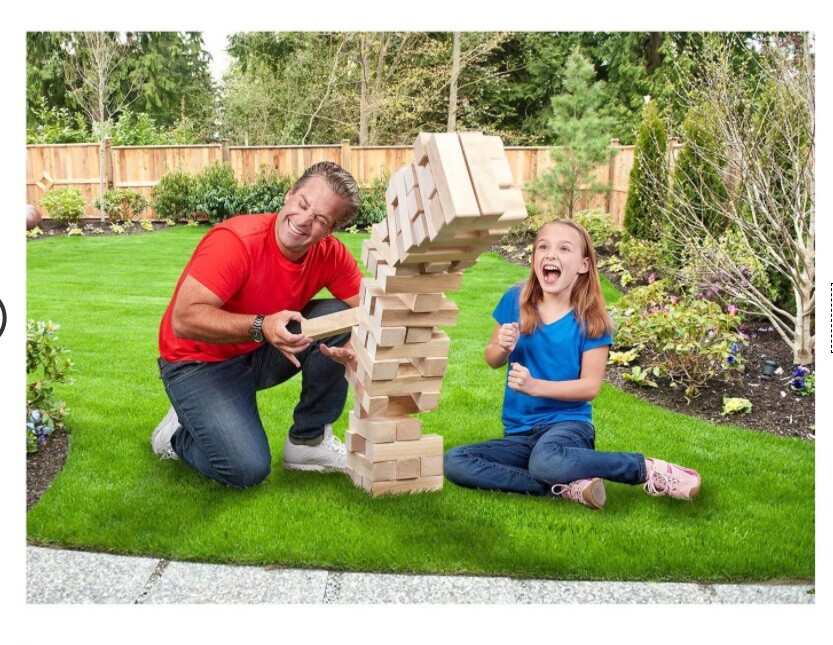 Cardinal Giant Sized Jumbling Tower Block Game – Stack up to 4 feet! Free Ship