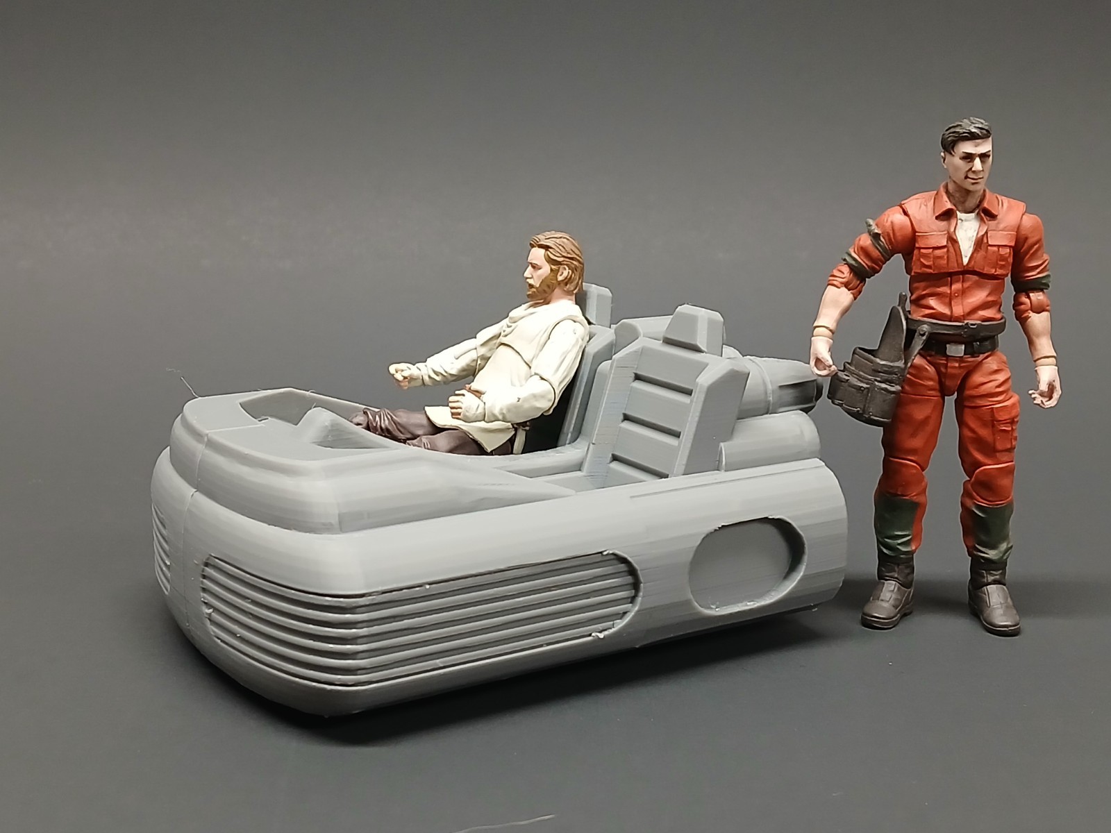 1:18 scale MINI speeder landspeeder uber STAR WARS GI JOE SCI FI FIGURE DIORAMA