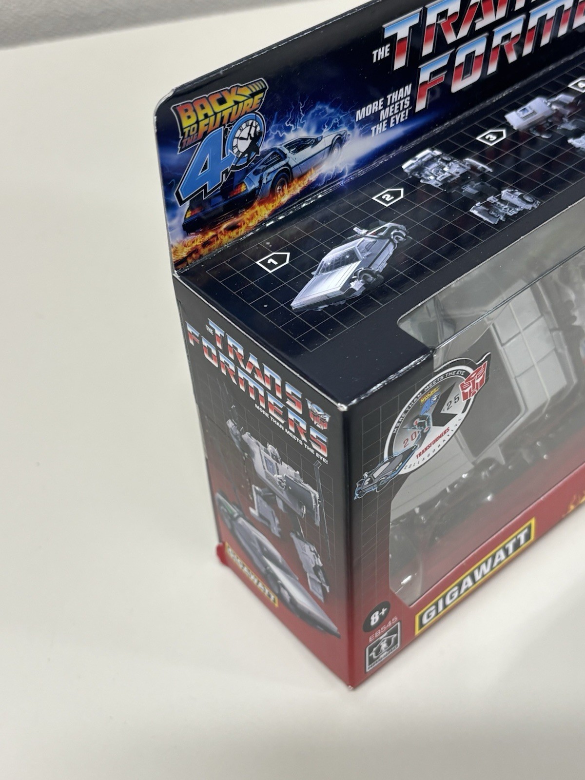 Transformers Back to the Future Delorean – Gigawatt (New/Sealed) 👍🏼