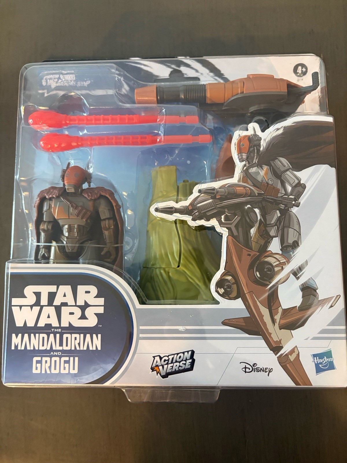 Star Wars Action Verse Guard Droid & Mercenary STAP, The Mandalorian & Grogu NEW