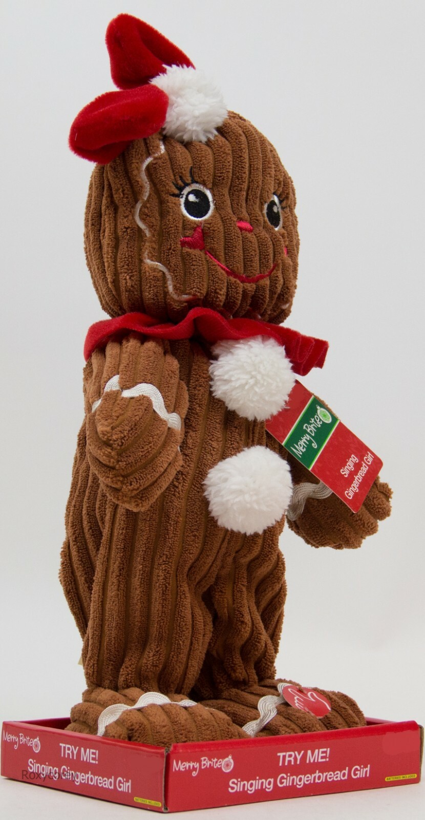 Dan Dee Christmas 13 in Singing Dancing Animated Gingerbread Plush Girl NWT
