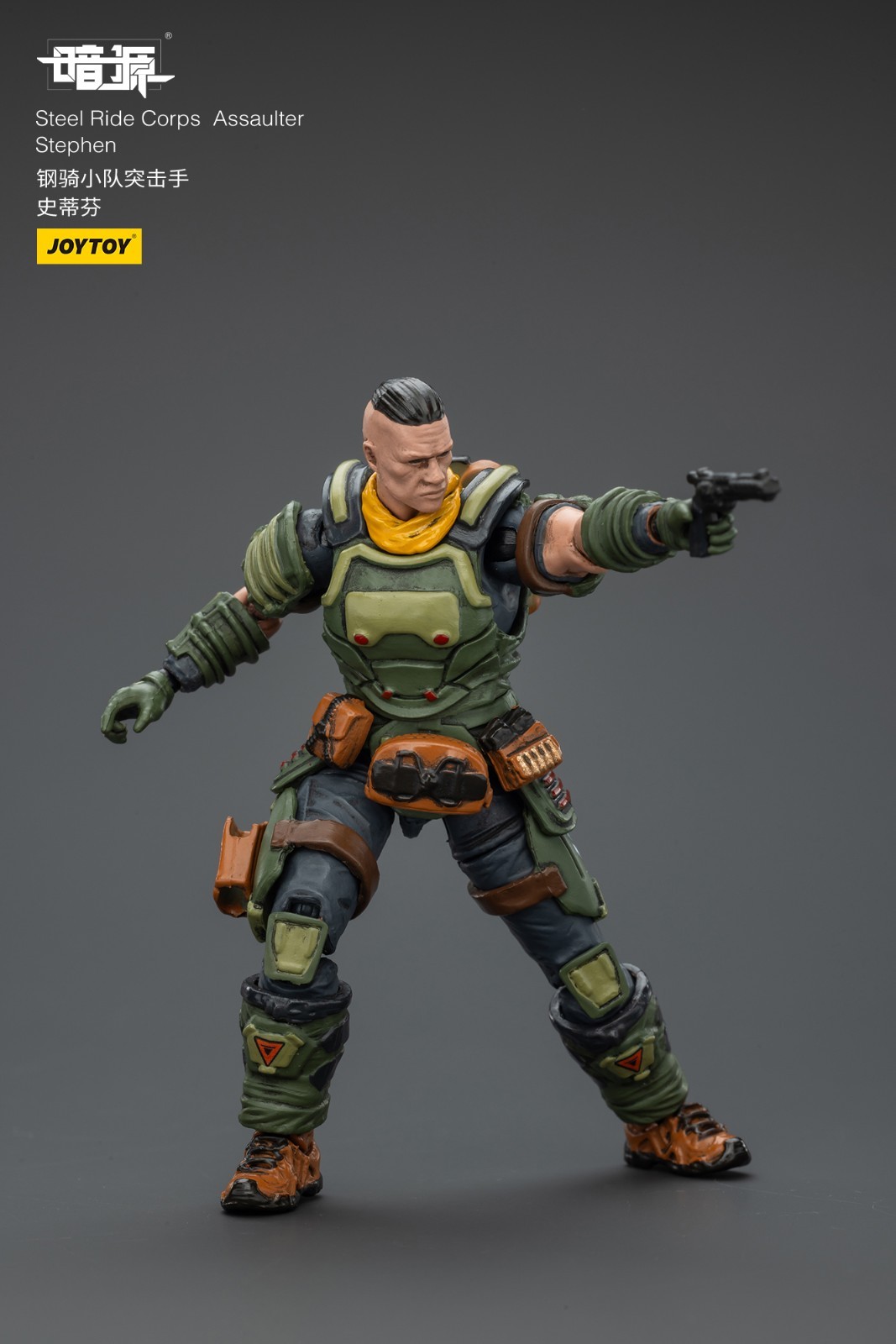 JOYTOY 1:25 action figures Army Steel Ride Corps Assaulter Stephen 3in toys