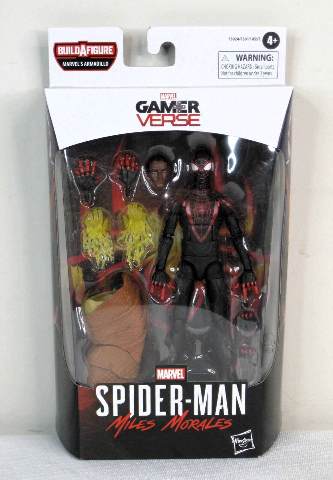 Marvel Legends Gamerverse Miles Morales w/ Marvel&rsquo;s Armadillo BAF