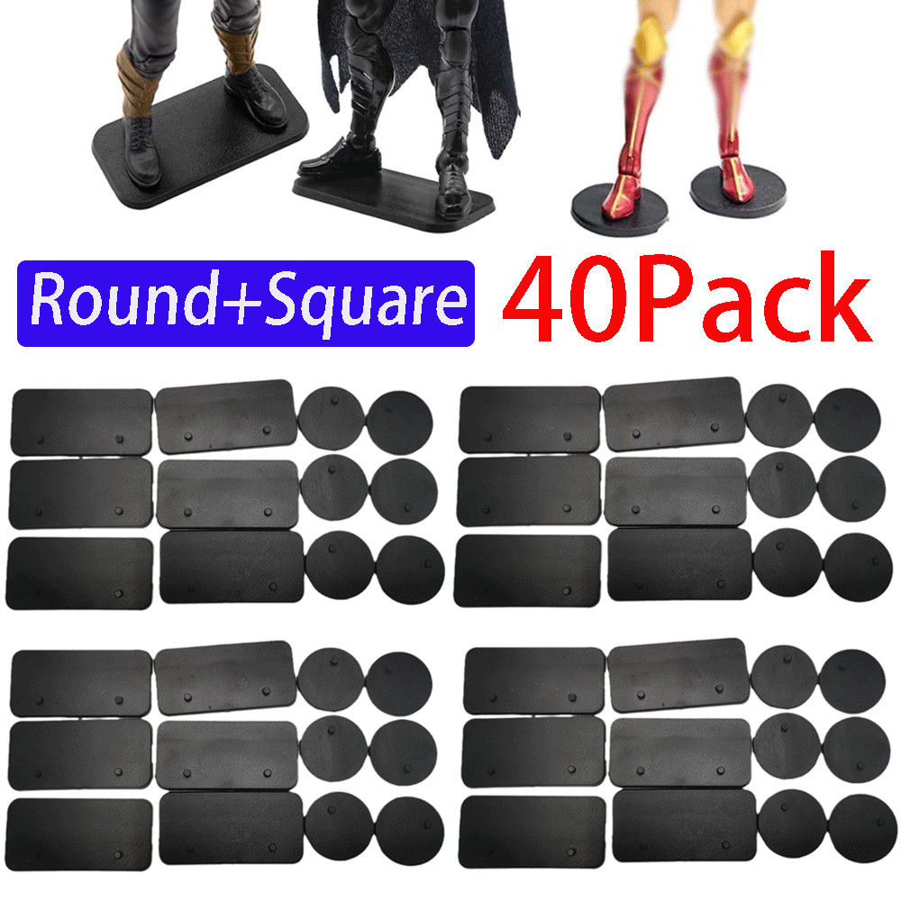 40PCS For 6&Prime; Action Figure DISPLAY STAND Action Figure Display Stand Base Holder