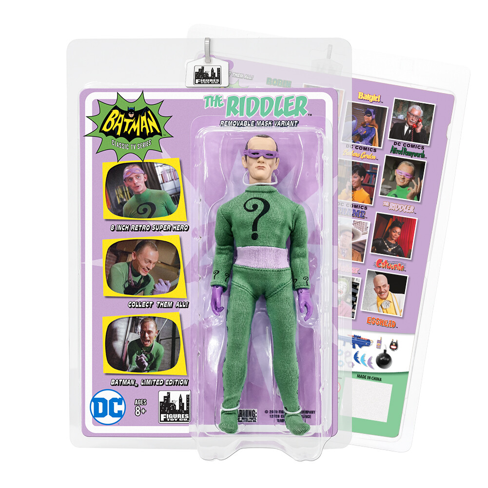 Batman Classic TV Series 8 Inch Action Figures Series: Riddler [Removable Mask]