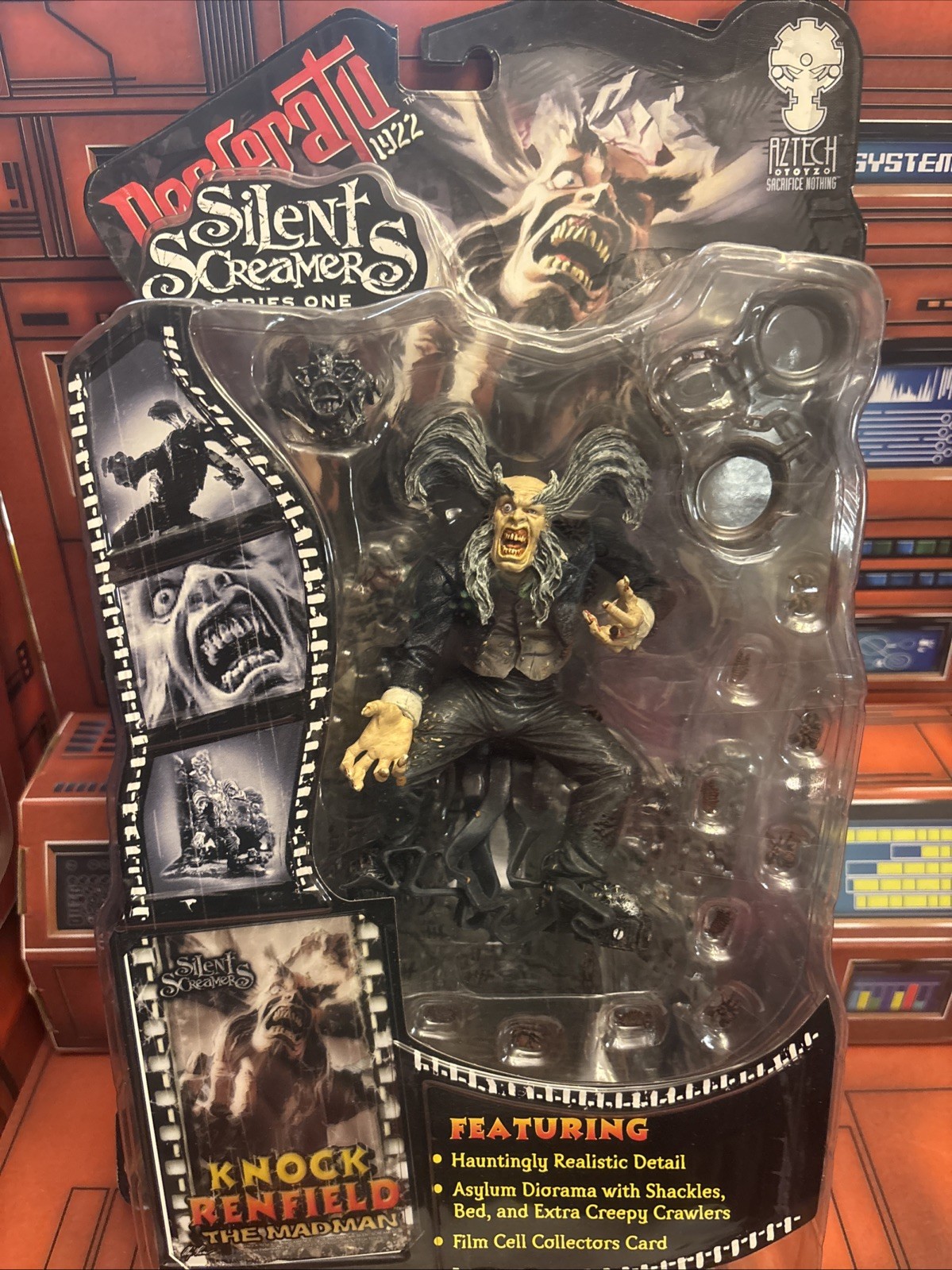 Silent Screamers Series 1 Knock Renfield Nosferatu 1922 Action Figure NEW
