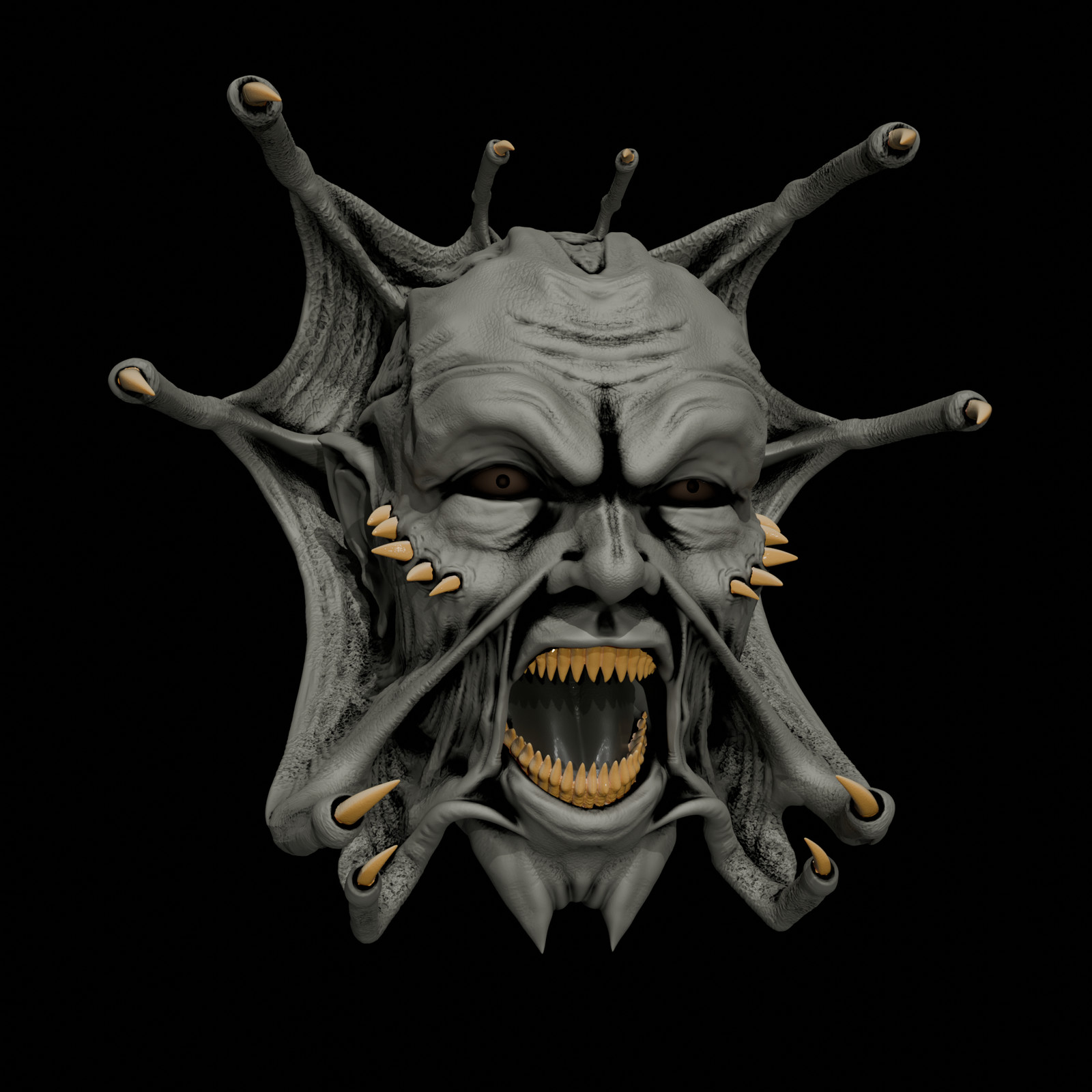 1/6 Scale Head [Unpainted]: Creeper v2