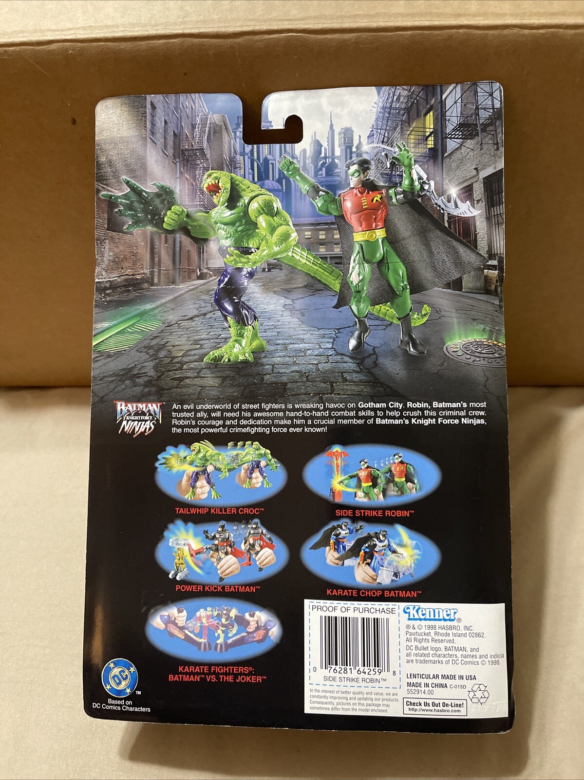 NEW Batman Night Force Ninjas Side Strike Robin 1998
