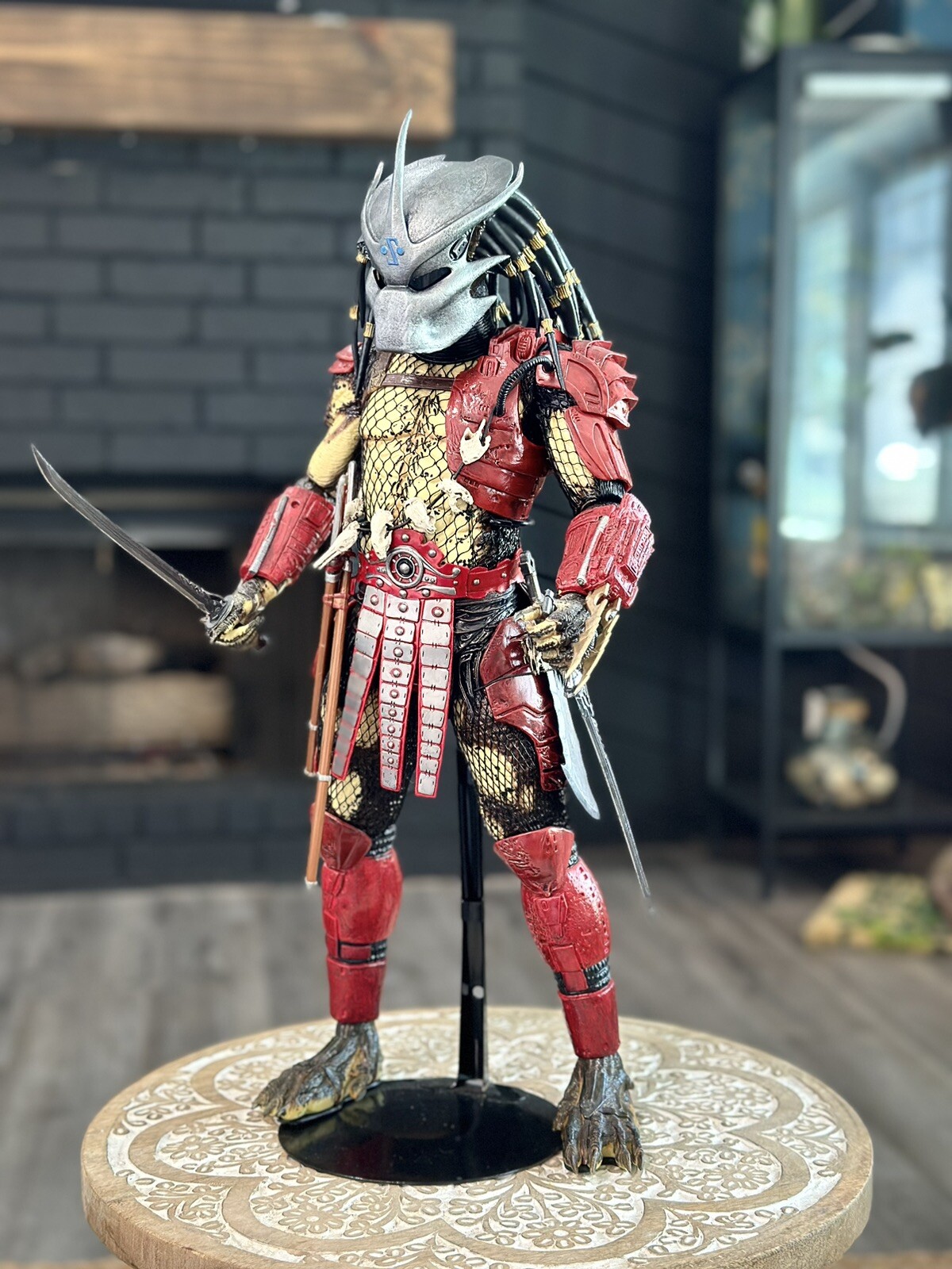 Custom 1/4 Scale Enforcer Mask For Neca Jungle Hunter Predator -MADE TO ORDER