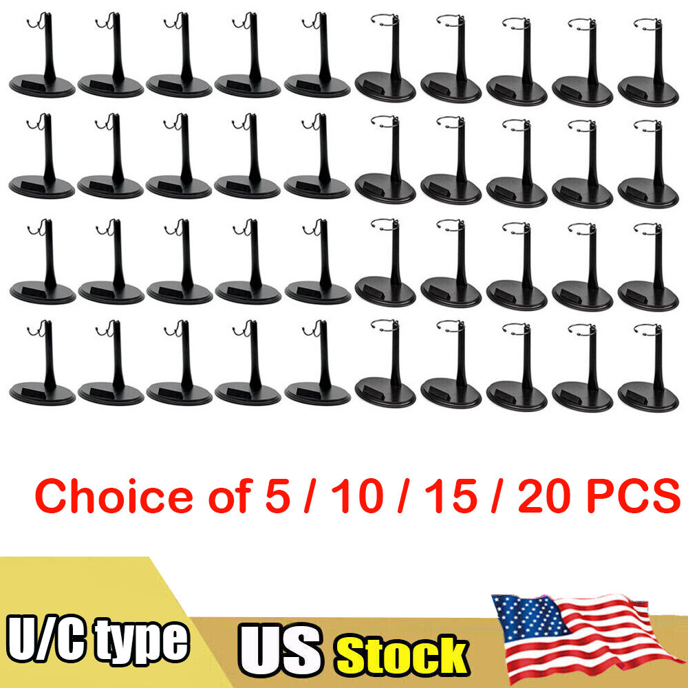 5/10/15/20PC 1/6 Scale Action Figure Display Stand Universal Oval Base U /C Type