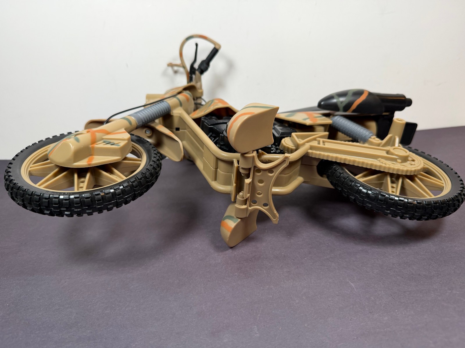 GI Joe ARMY RANGER ATTACK CYCLE 12&Prime; Action Figure 1/6 Scale Motorcycle 2002