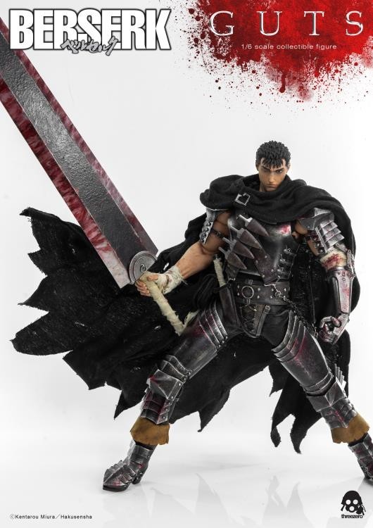 ThreeZero Berserk Guts (Black Swordsman) 1/6 Scale Action Figure Factory Sealed
