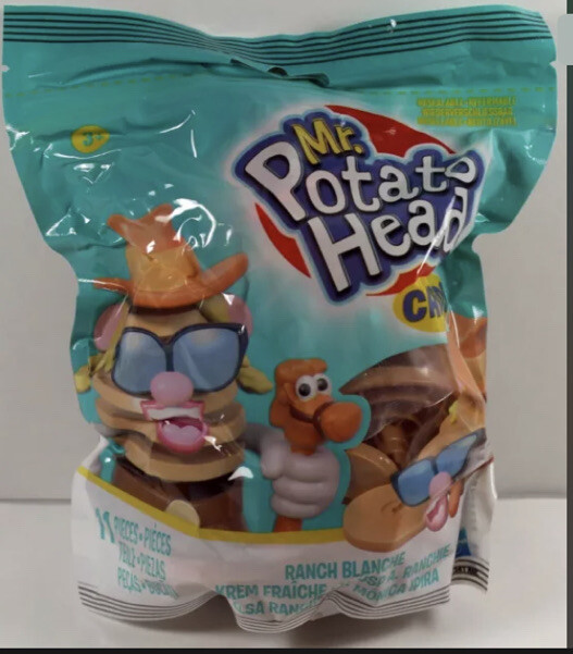 Mr. Potato Head Chips « Ranch Blanche » 11 Pieces with Resealable Bag Hasbro 3+