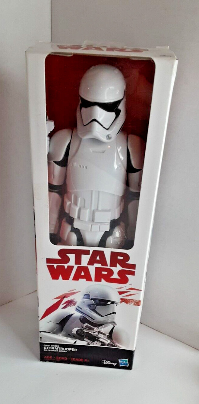 Star Wars ,The Last Jedi, Stormtrooper .12&Prime; action figure. Disney 2017. MIB