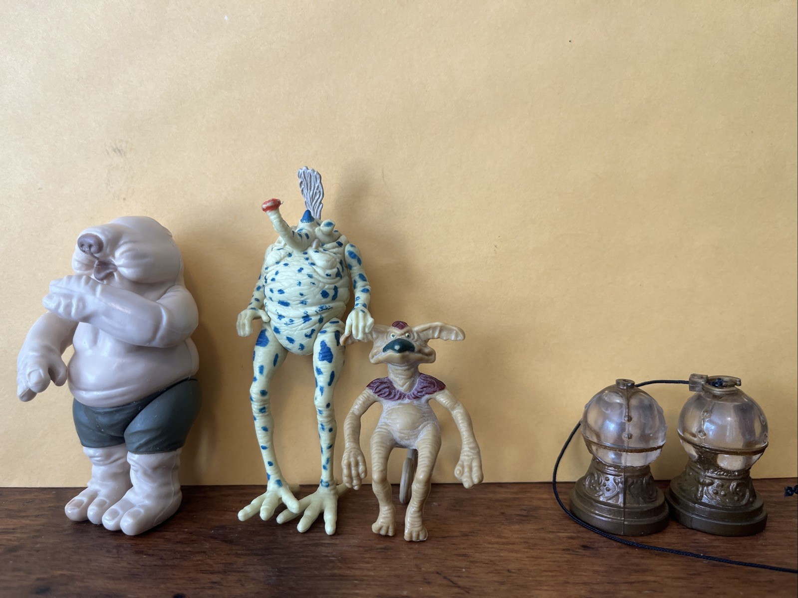 Vintage Star Wars Return Of The Jedi Figures, Sy Snoodles, Crumb, Droopy 1983