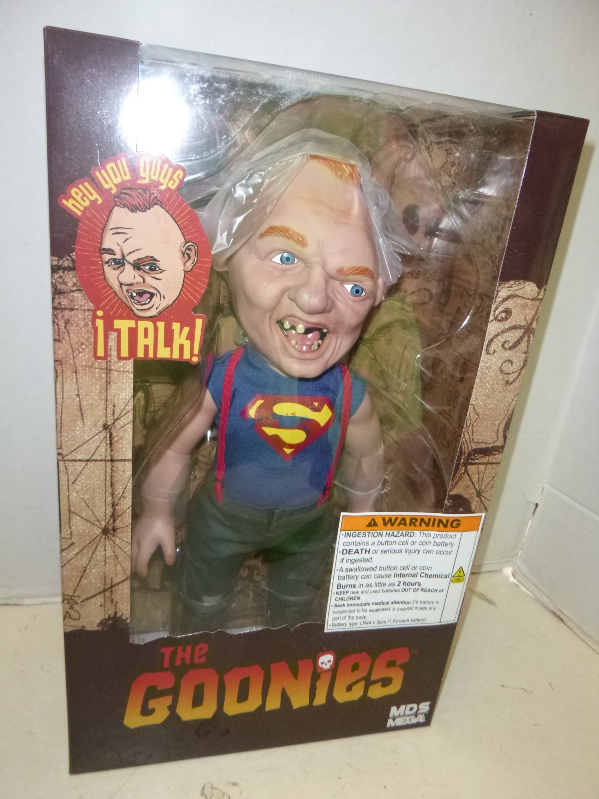 (NEW) 15&Prime; talking Sloth Figure (MISB) Goonies MDS (2026) Mezco Mega