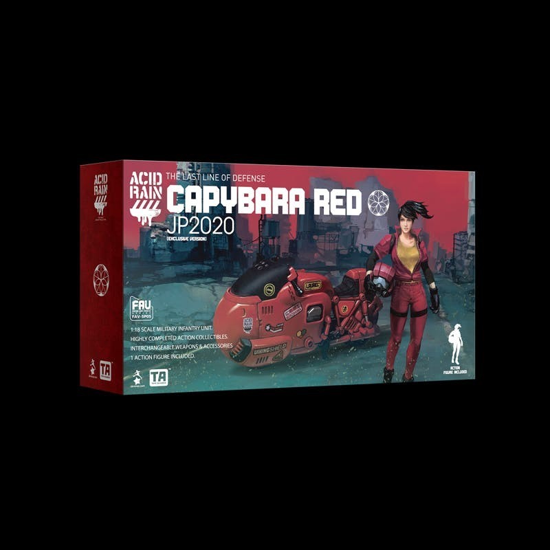 1:18 Scale Acid Rain: FAV-SP05 Capybara RED JP 2020 Set Toys Alliance