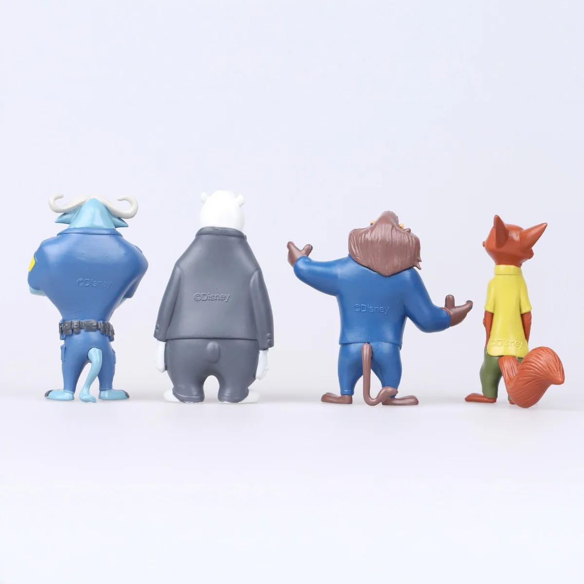 12 pcs set Zootopia Animals Action Figure 4-8 cm Kids Toys Gift Collection Cake